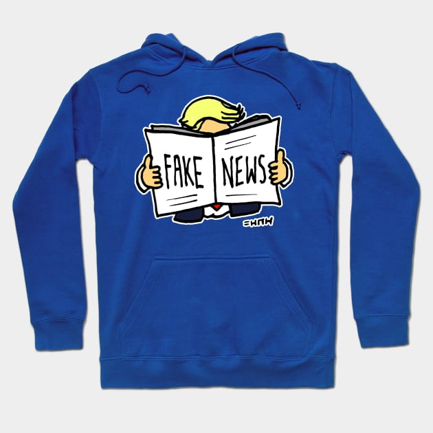 Fake News Meme Hoodie by sketchnkustom